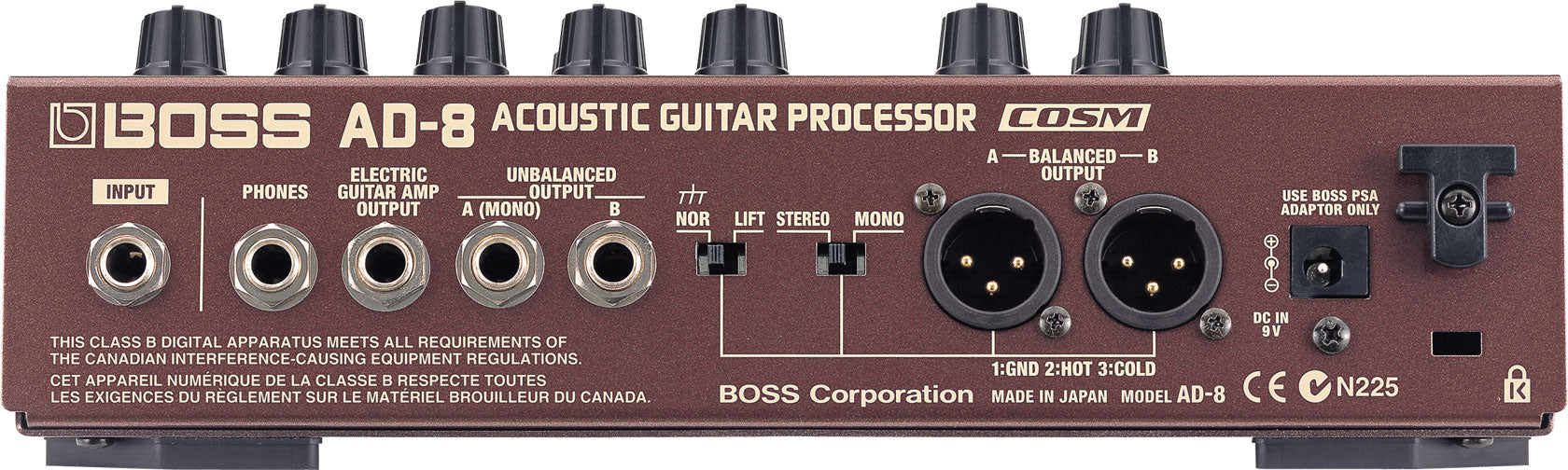 Boss AD-8 Acoustic Guitar Processor Guitar Pedal — Truetone Music