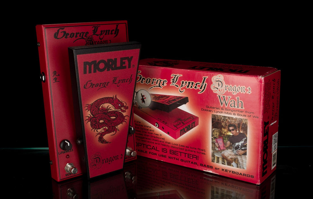 george lynch pedal Used Morley George Lynch Dragon 2 Wah Pedal with Box — Truetone Music