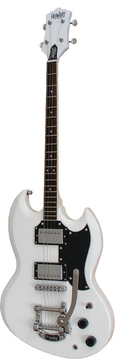 Eastwood Astrojet Deluxe Tenor Guitar - White