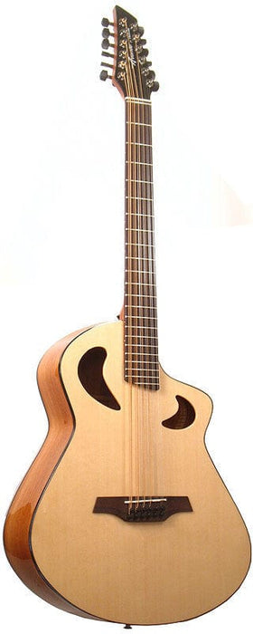 Veillette Avante Baritone 12 String Acoustic Electric Guitar Natural