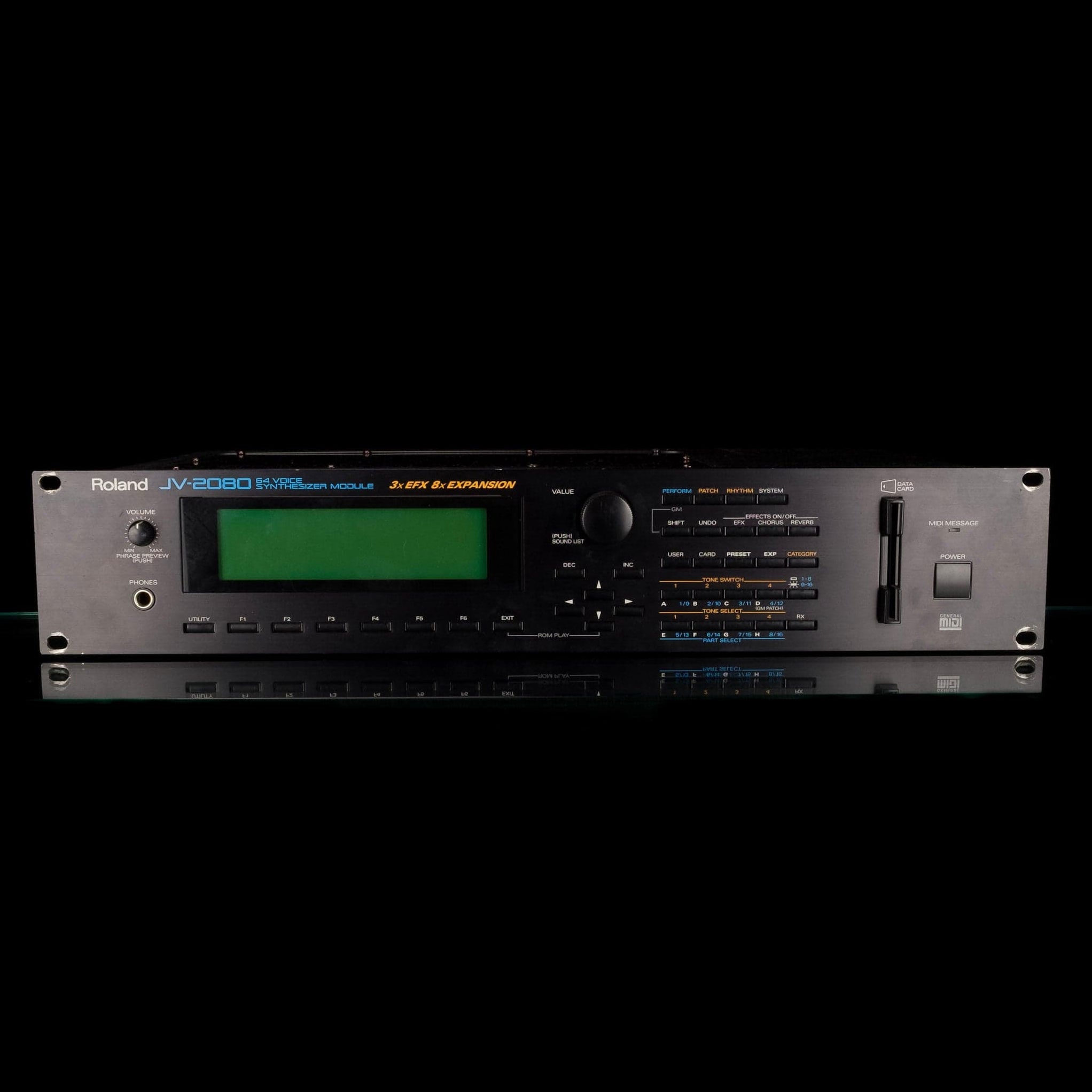Pre Owned Roland JV2080 64-Voice Synthesizer Rack Unit With Pop Librar ...