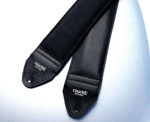 Couch 3-in. All Black Waxed Canvas Bass Strap - WB003B