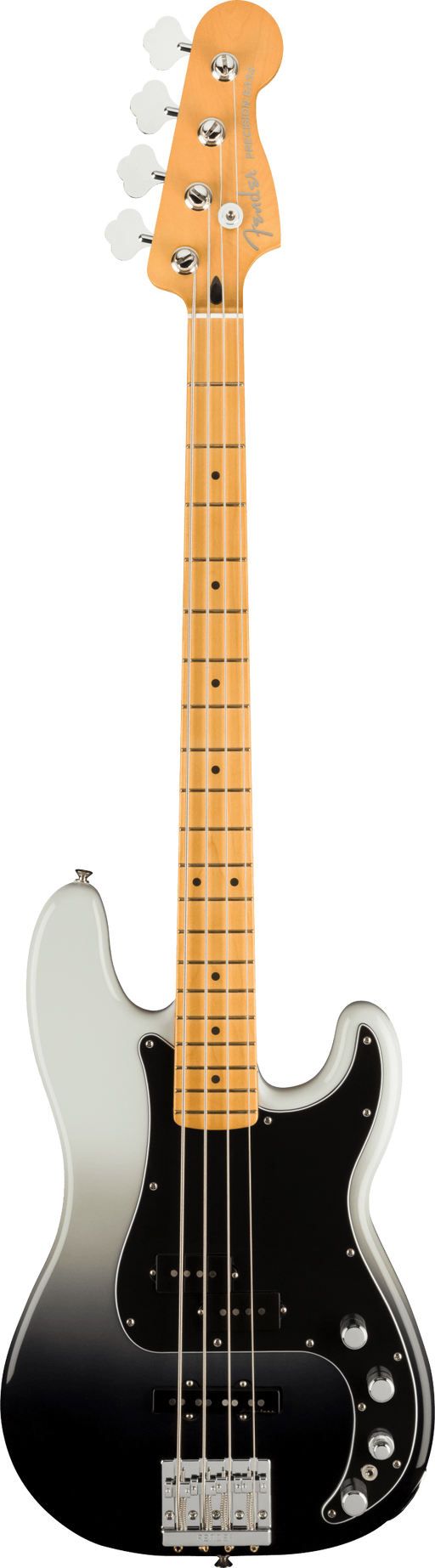 Fender Player Plus Precision Bass Silver Smoke With Gig Bag