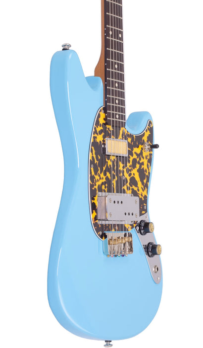 Eastwood Warren Ellis CDR Coodercaster Inspired - Sonic Blue