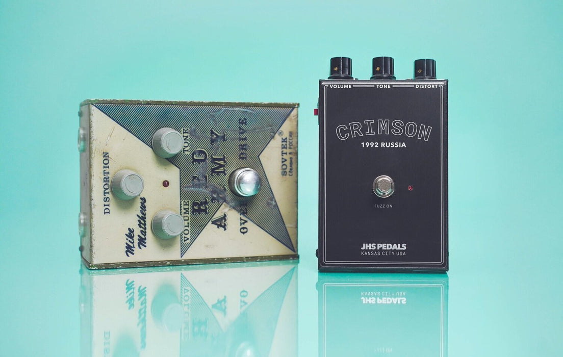JHS Legends of Fuzz Series Crimson Fuzz Guitar Pedal