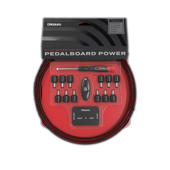 D'Addario PW-PWRKIT-20 DIY Solderless Pedalboard Power Cable Kit
