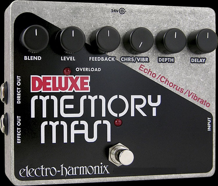 Electro-Harmonix Deluxe Memory Man XO Analog Delay/Chorus/ Vibrato Effect Pedal