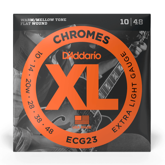 D'Addario ECG23 Set Guitar Chromes Extra Light Strings