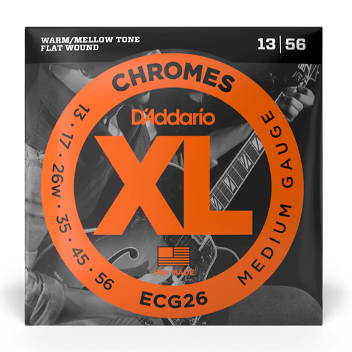 D'Addario ECG26 Set Guitar Chromes Medium Strings