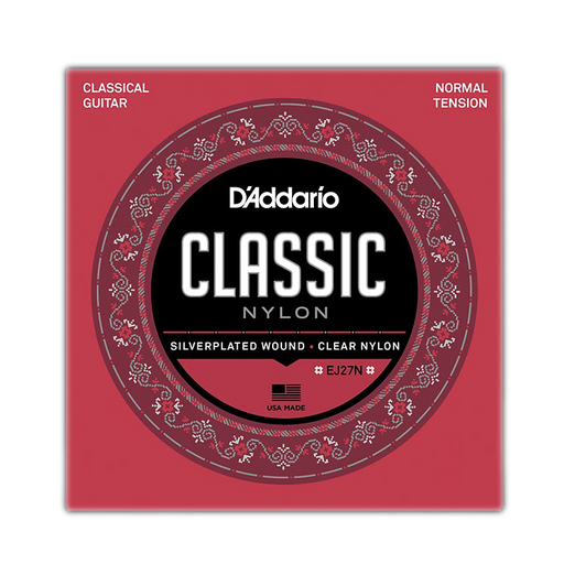 D'Addario EJ27N Set Student Clear/ Silver Normal Tension Strings