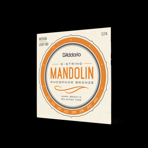 D'Addario EJ74 Set Mandolin Phosphor Bronze Medium Strings