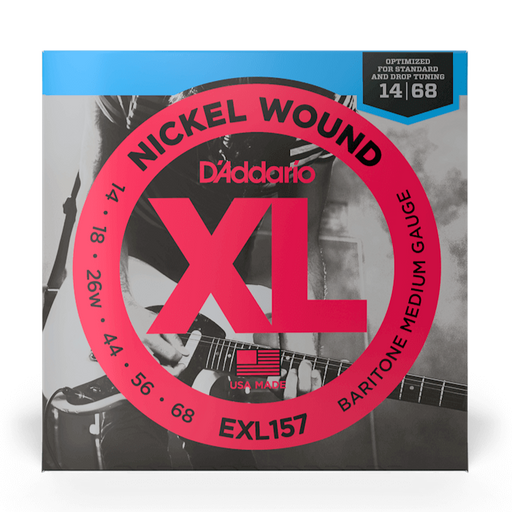 D'Addario EXL157 Set Electric Baritone Guitar XL Medium Strings