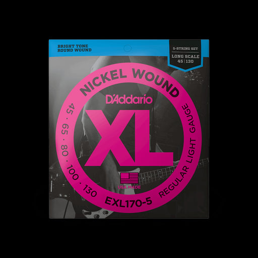 D'Addario EXL170-5 Set Bass XL 45-130 Long Scale 5-string Strings