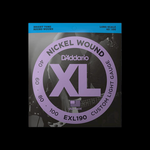 D'Addario EXL190 Set Bass XL 40-100 Long Scale Strings