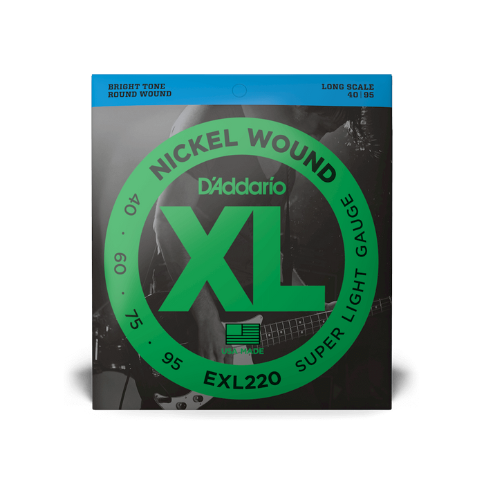 D'Addario EXL220-5 Set Bass XL 40-125 Long Scale 5-string Strings