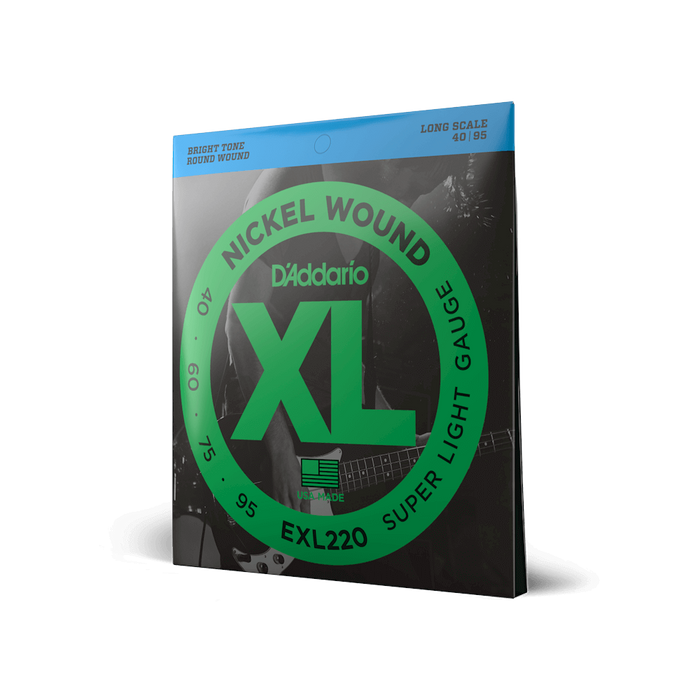 D'Addario EXL220-5 Set Bass XL 40-125 Long Scale 5-string Strings