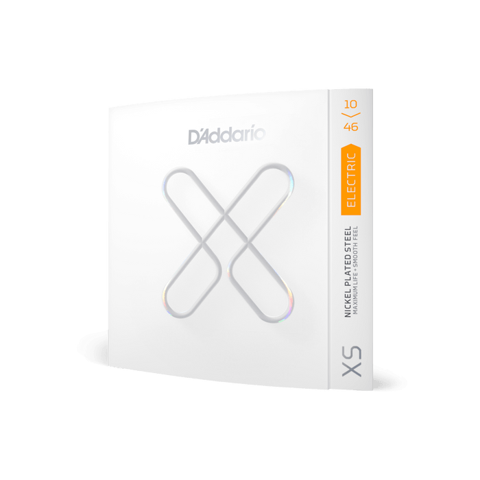 D'Addario XSE1046 10-46 Regular Light XS Nickel Coated Electric Guitar Strings