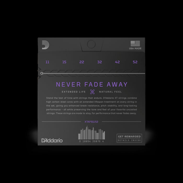D'Addario XTAPB1152 XT 11-52 Phosphor Bronze Acoustic Strings