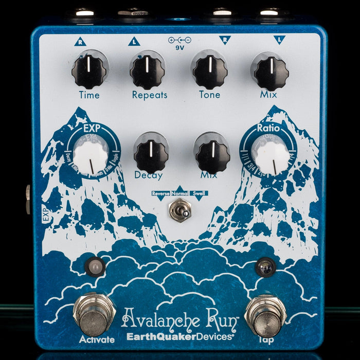 Used EarthQuaker Devices Avalanche Run Reverb/Delay Guitar Effect Pedal With Box