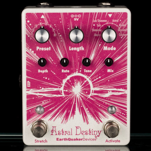 Used EarthQuaker Devices Astral Destiny Octave Reverb Guitar Effect Pedal With Box