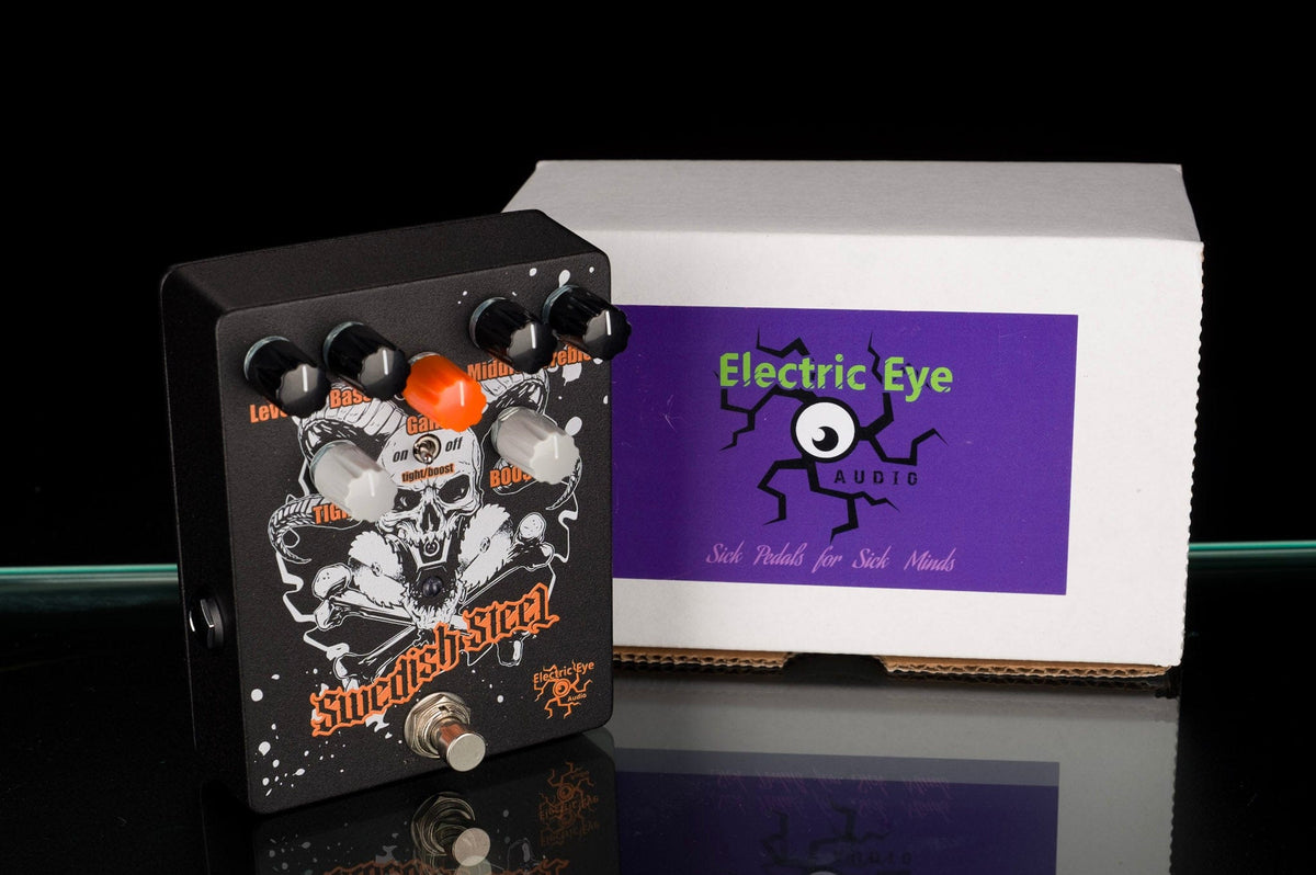 Used Electric Eye Audio Swedish Steel Distortion Pedal with Box