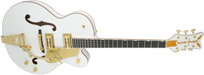 Gretsch G6136T-WHT Players Edition Falcon with String-Thru Bigsby Filter'Tron Pickups White Electric Guitar