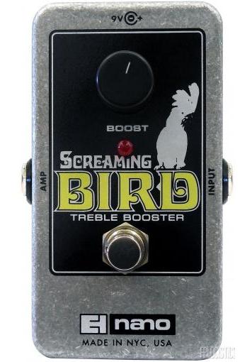 Electro-Harmonix Screaming Bird Treble Booster Guitar Pedal