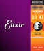 Elixir E16002 Phosphor Bronze Nanoweb Acoustic Extra Light Acoustic Strings