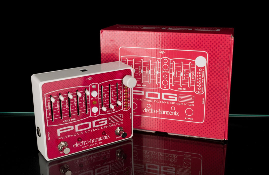 pog2 pedal Used Electro Harmonix POG2 Octave Generator Pedal With Box — Truetone Music