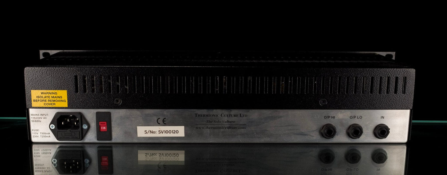 Distortion Rack Used Thermionic Culture The Solo Vulture Distortion Rack Mount Unit ...