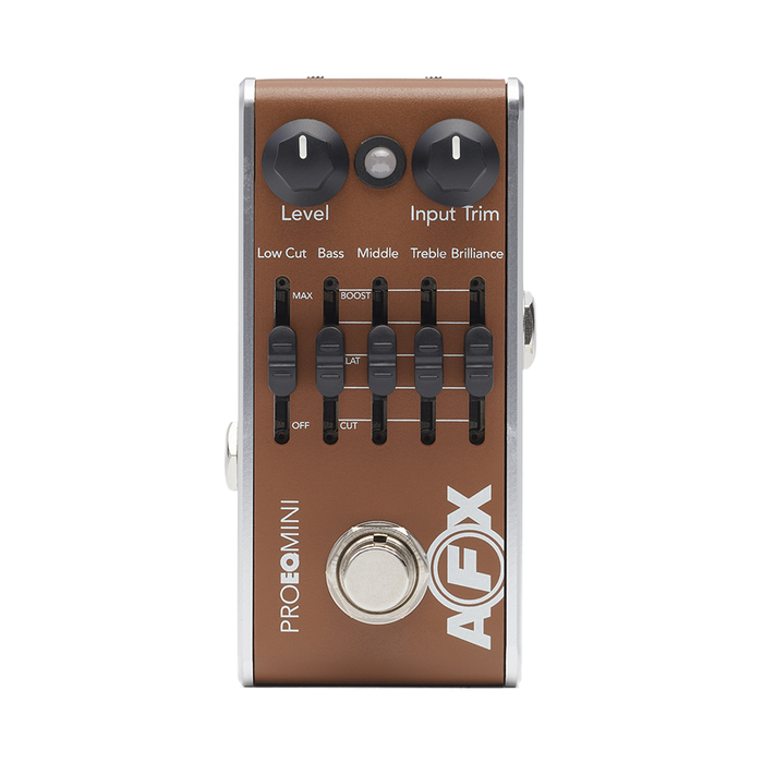 Fishman AFX Pro EQ Mini Acoustic Preamp And EQ Pedal