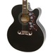 Epiphone EJ-200SCE Solid Top Black Acoustic Guitar