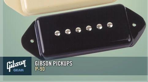 Gibson P-90 Dogear Black Cover IMP9R-BD Pickup