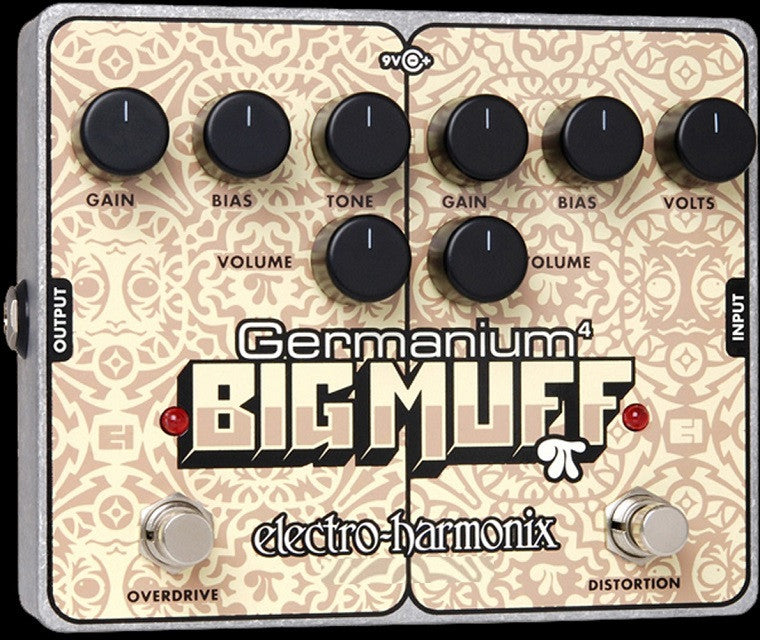 germanium distortion pedal Electro-Harmonix Germanium 4 Big Muff Pi Distortion/Overdrive Pedal — Truetone Music