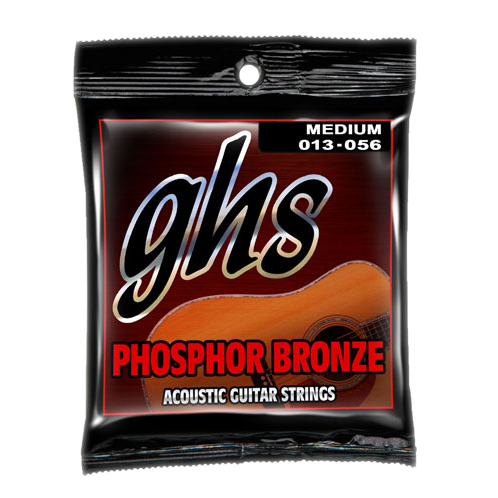 GHS S335 Phosphor Bronze Medium 13-56 Acoustic Guitar Strings