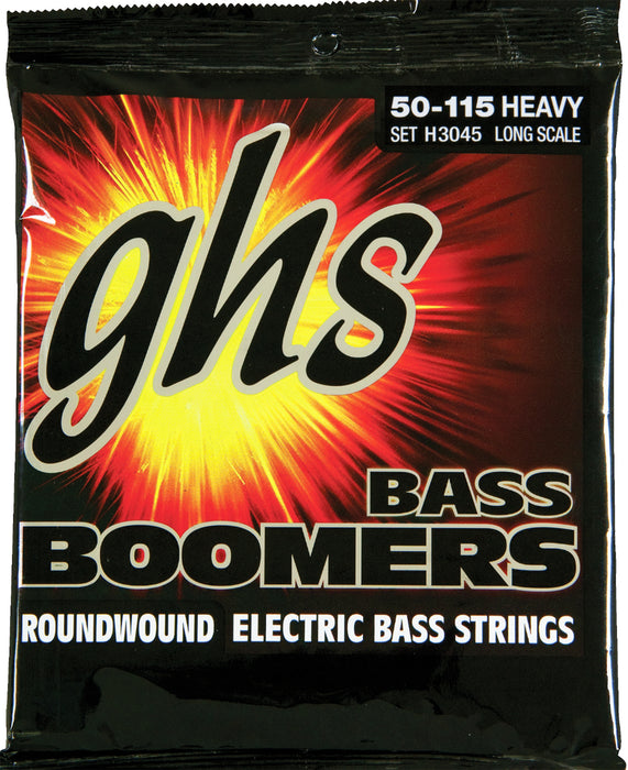 GHS H3045 Bass Boomers Standard Long Scale Heavy Electric Bass Strings