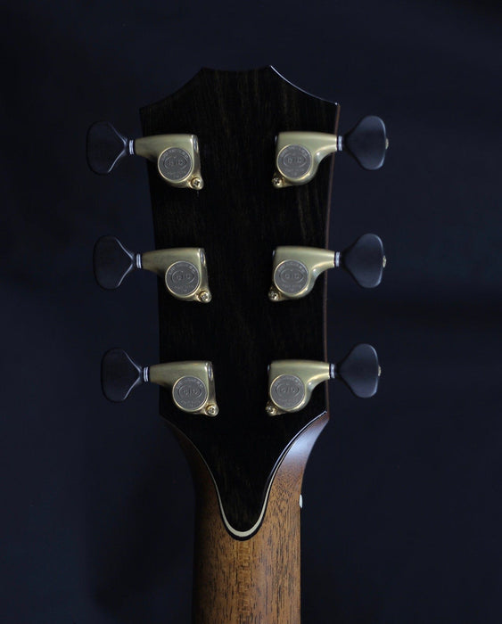 Pre Owned Taylor Custom GA Grand Auditorium Acoustic Electric Guitar Macassar Ebony Back & Sides Spruce Top OHSC