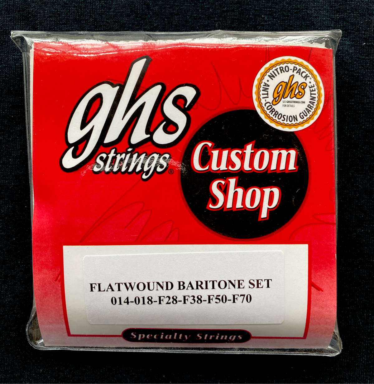 GHS Custom Flatwound Baritone Electric Guitar Strings — Truetone Music