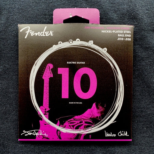 Fender Hendrix Voodoo Child Nickel Plated Steel Ball End .010-.038 Electric Guitar Strings