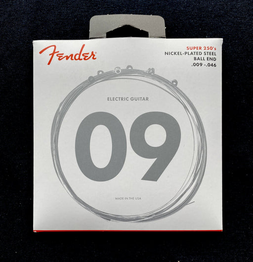 Fender Super 250 Nickel Plated Steel Ball End 250LR .009-.046 Electric Guitar Strings