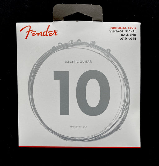 Fender Original 150 Pure Nickel Wound Ball End 150R .010-.046 Electric Guitar Strings