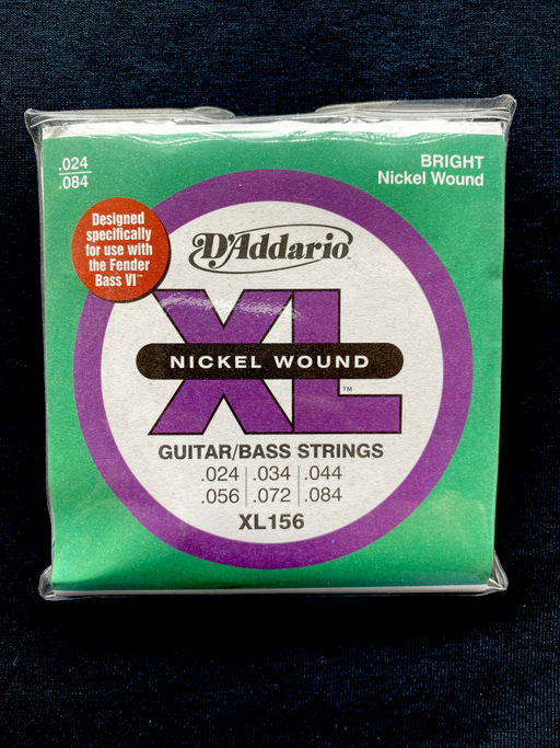 D'Addario XL156 Bass VI Nickel Wound 24-84