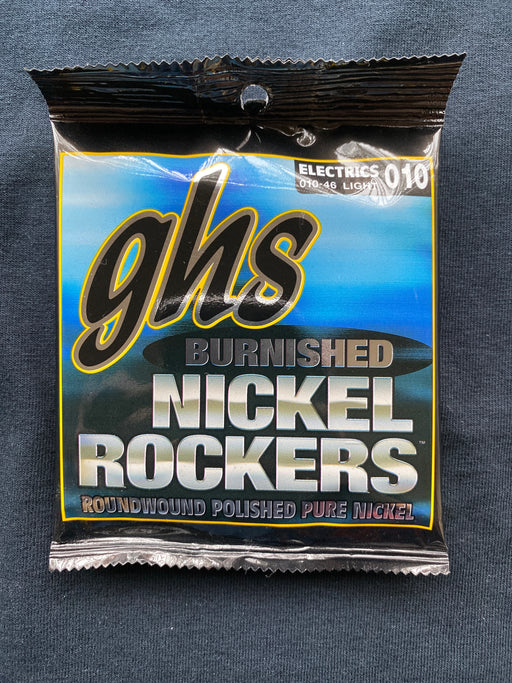 GHS BNR-L Burnished Nickel Rockers Light Electric Guitar Strings