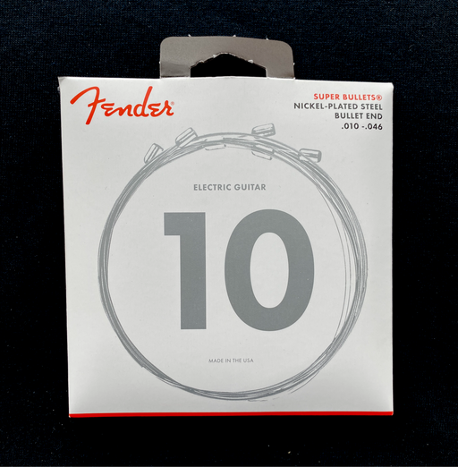 Fender Super Bullet Nickel Plated Steel Bullet End 3250R.010-.046 Electric Guitar Strings
