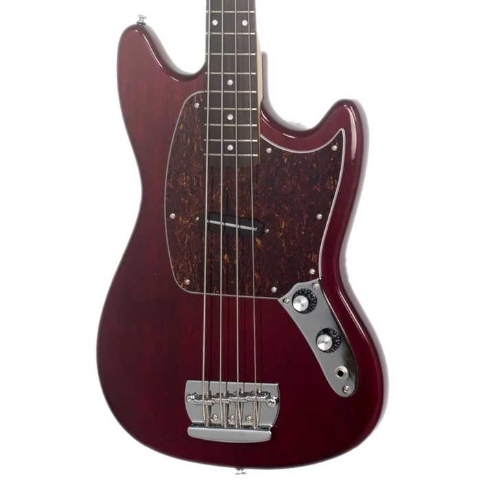 Eastwood Warren Ellis Signature Model Bass Guitar - Cherry Red