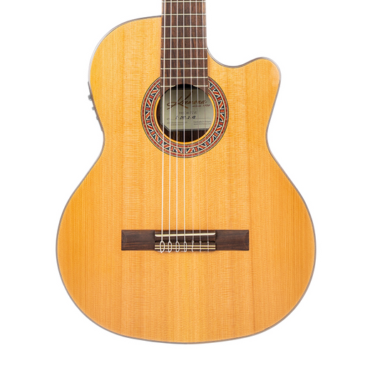 Kremona Performer Series F65CW-7S VE Nylon 7-String Acoustic Electric Guitar with Hardshell Case