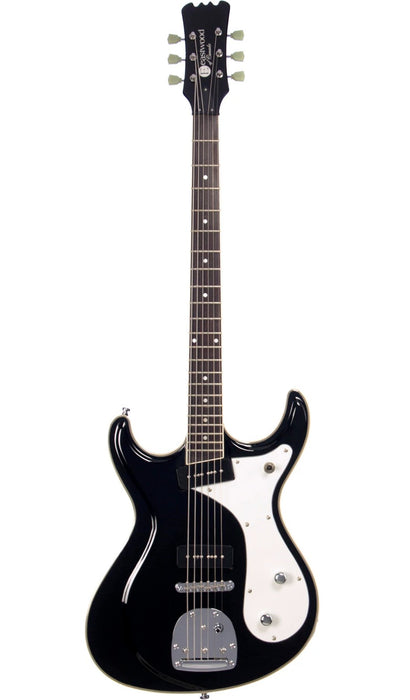 Eastwood Sidejack Baritone Deluxe Black Chrome Hardware with Tremolo