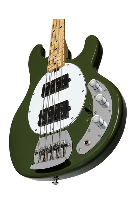 Sterling by Music Man SUB Series StingRay HH Bass Olive RAY4HH-OLV-M1