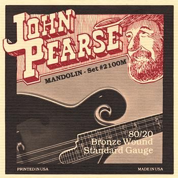 John Pearse 2100M Bronze Loop End 11-39 Mandolin Strings