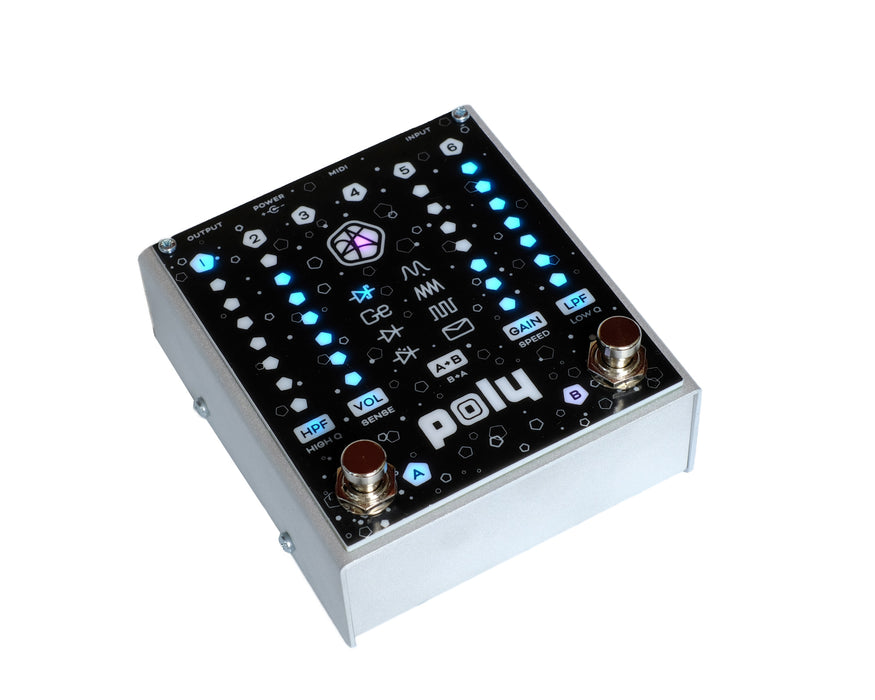 Poly Effects Josh Smith Flat V Overdrive/Distortion Pedal